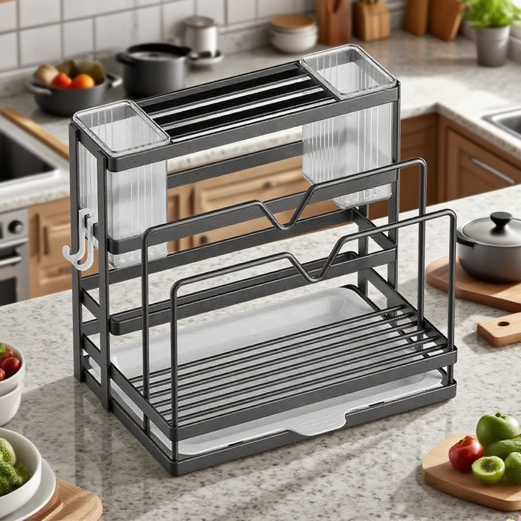 มีดทำครัวหนึ่งชั้นเก็บ