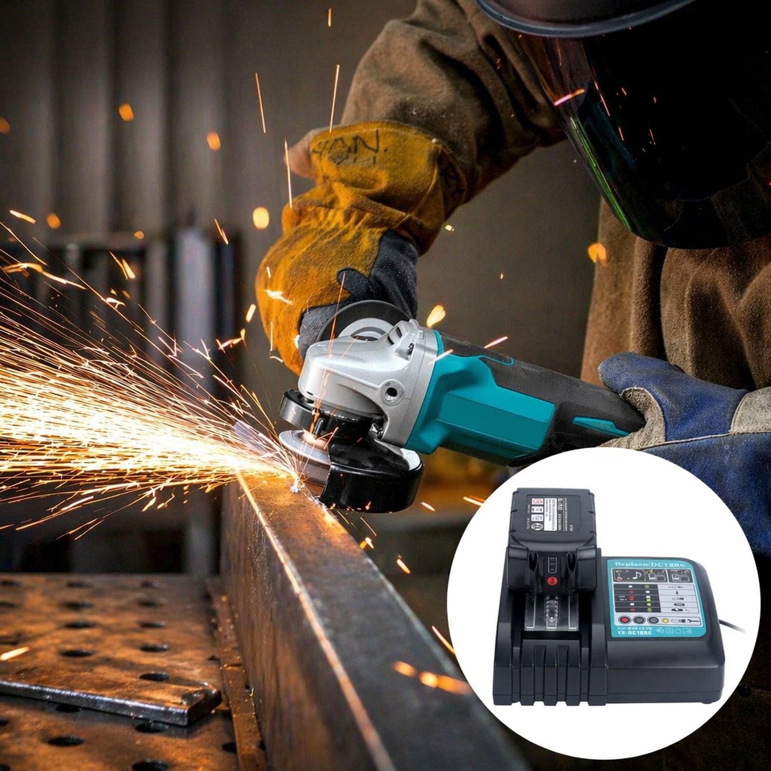 Makita 18V Lithium Battery Dedicated Fast Charger DC18RC