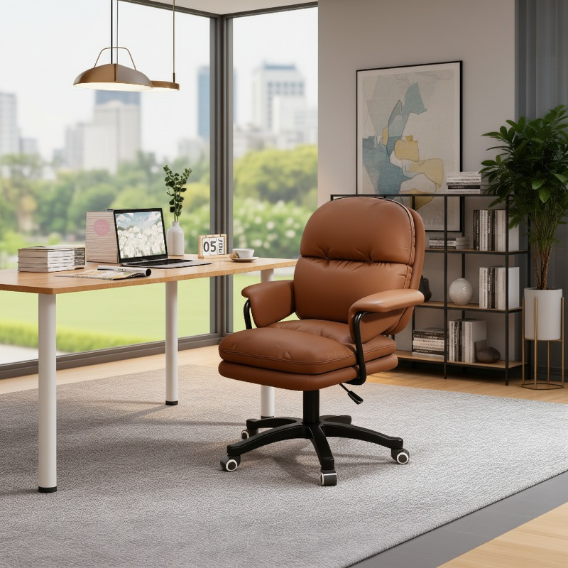 Ergonomischer Computerstuhl mit verstellbarer Rückenlehne
