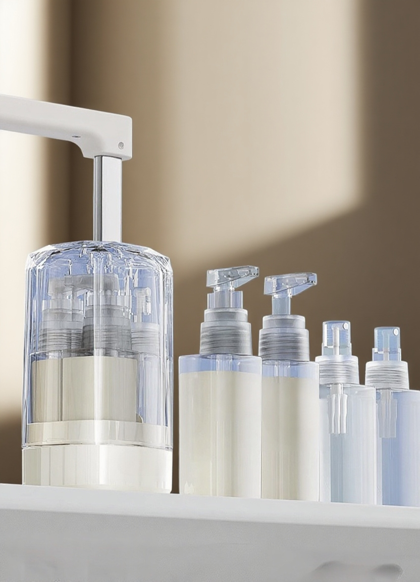 Reise-Nachfüllflasche tragbare 4-in-1-Vorratsflasche