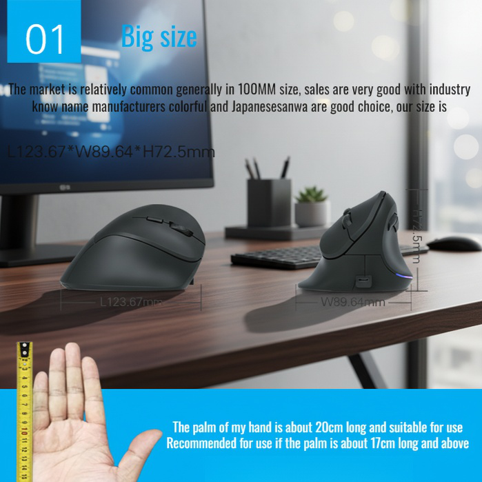 Ergonomic Vertical Mouse
