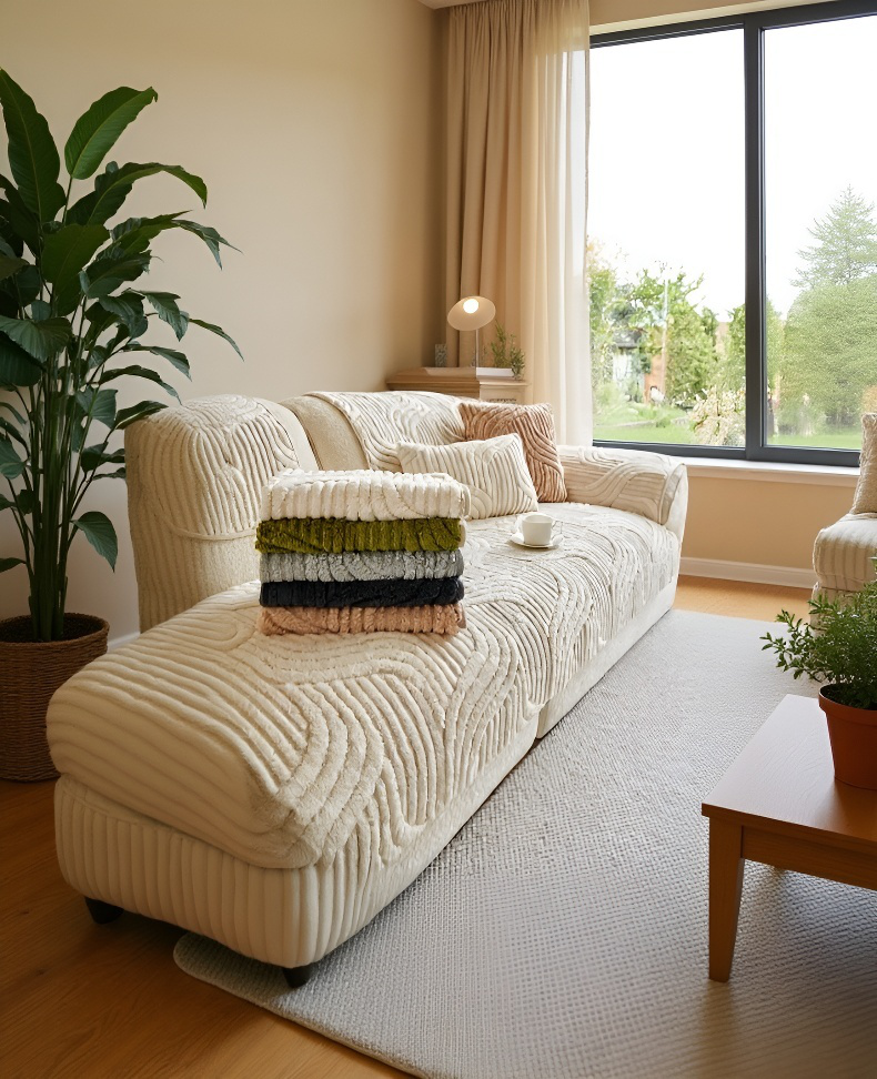 Cojín de sofá de terciopelo de algodón cómodo para el hogar