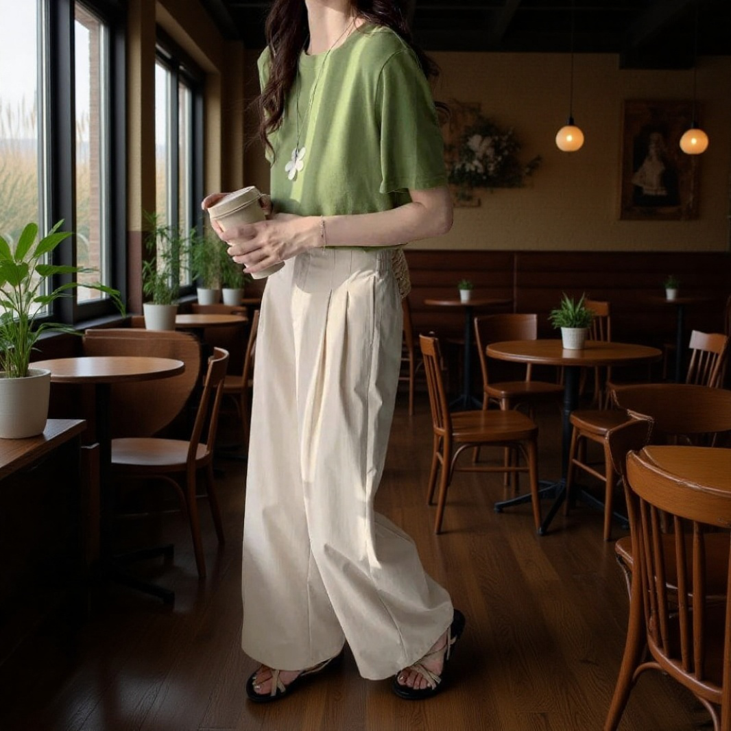 오피스룩에 어울리는 여성 정장바지