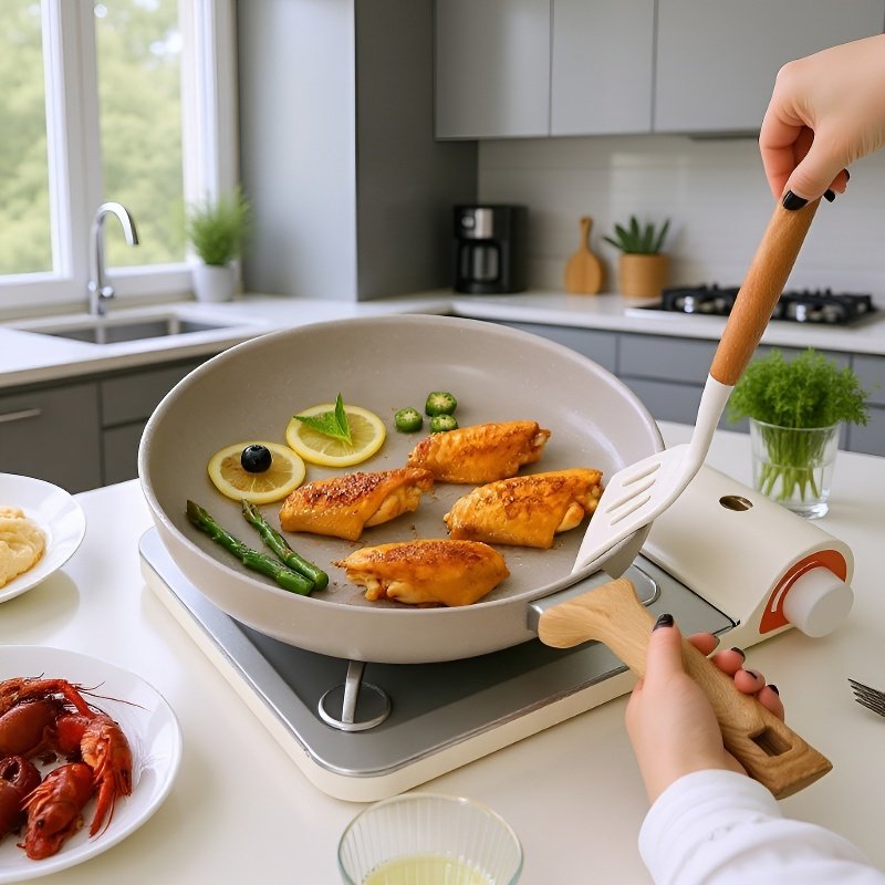 مقلاة مسطحة لشواء الستيك