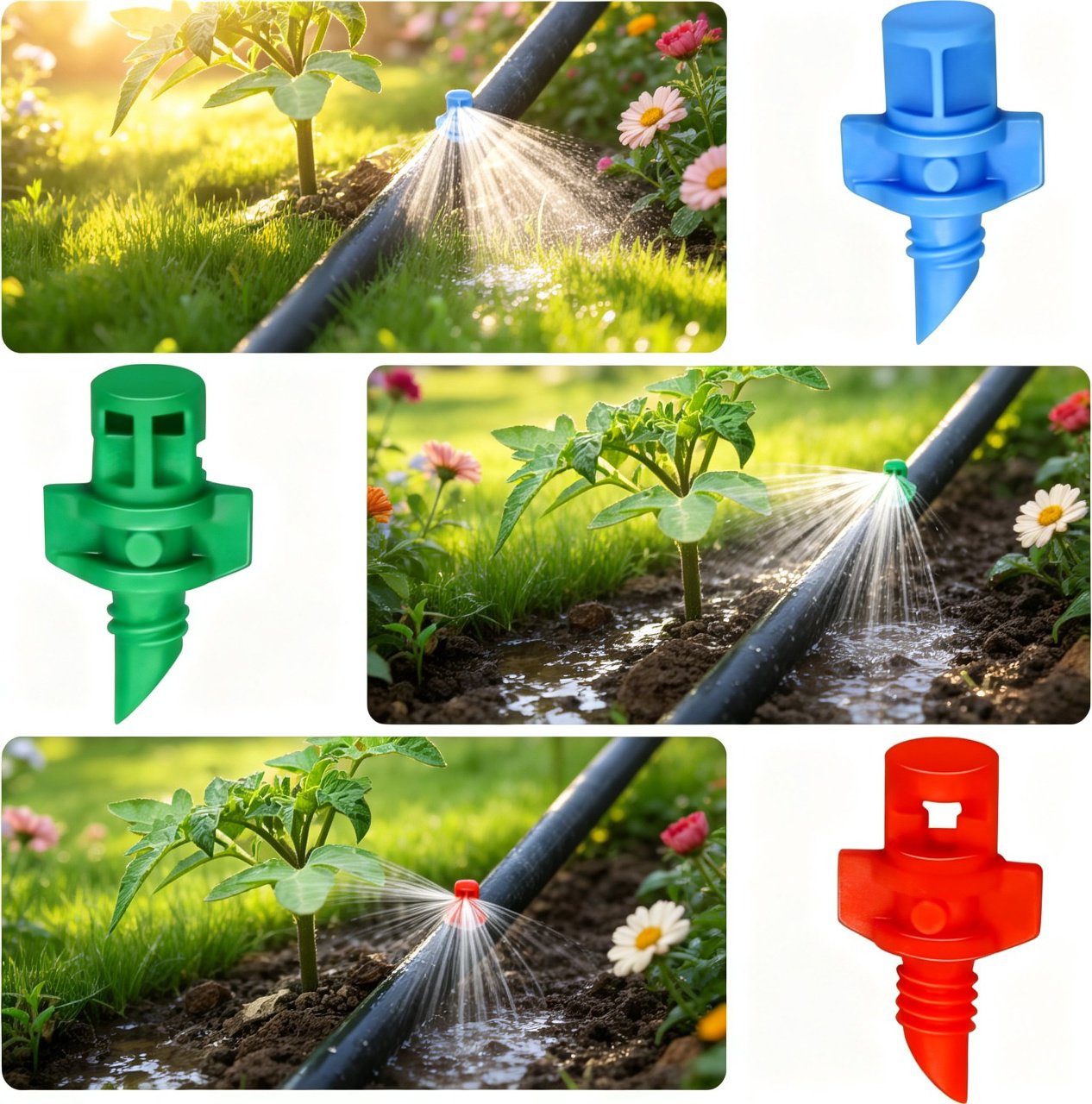 Tropfbewässerung Rasen-Sprinkler für Innenhof und Pflanzenbewässerung