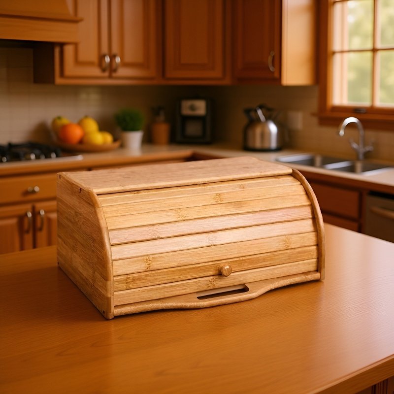 Tragbare Bambus Brotdose aus Holz, mehrstöckig, für die Küche
