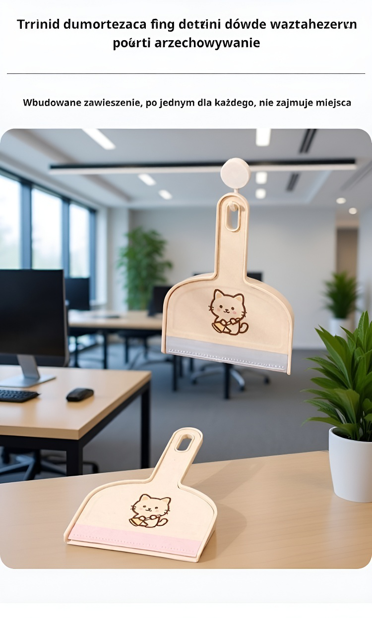 Czyszczenie biurka szczotką wielofunkcyjną