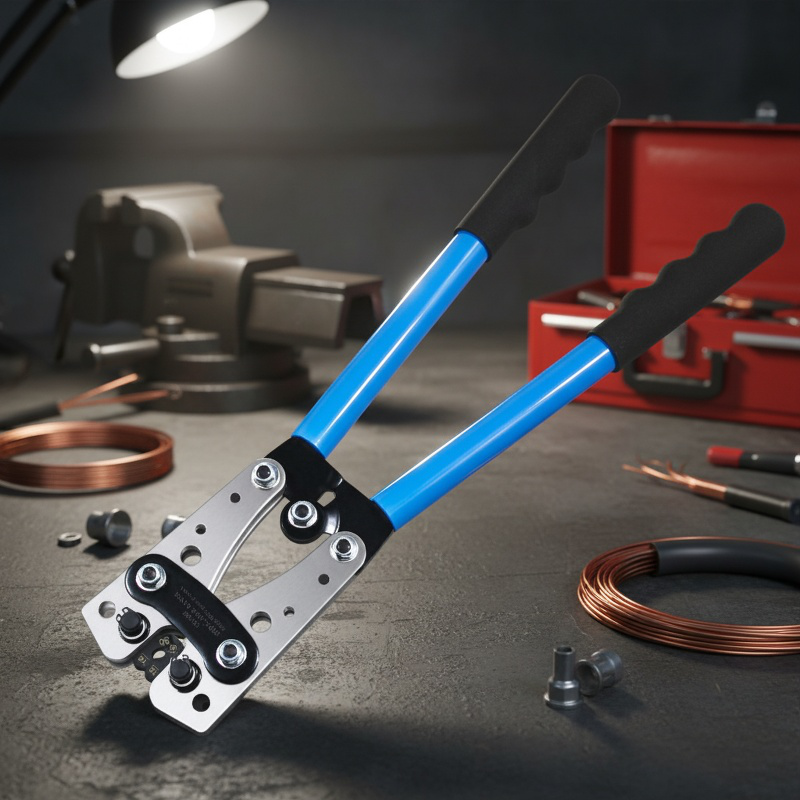 冷圧端子クランプ使用イメージ