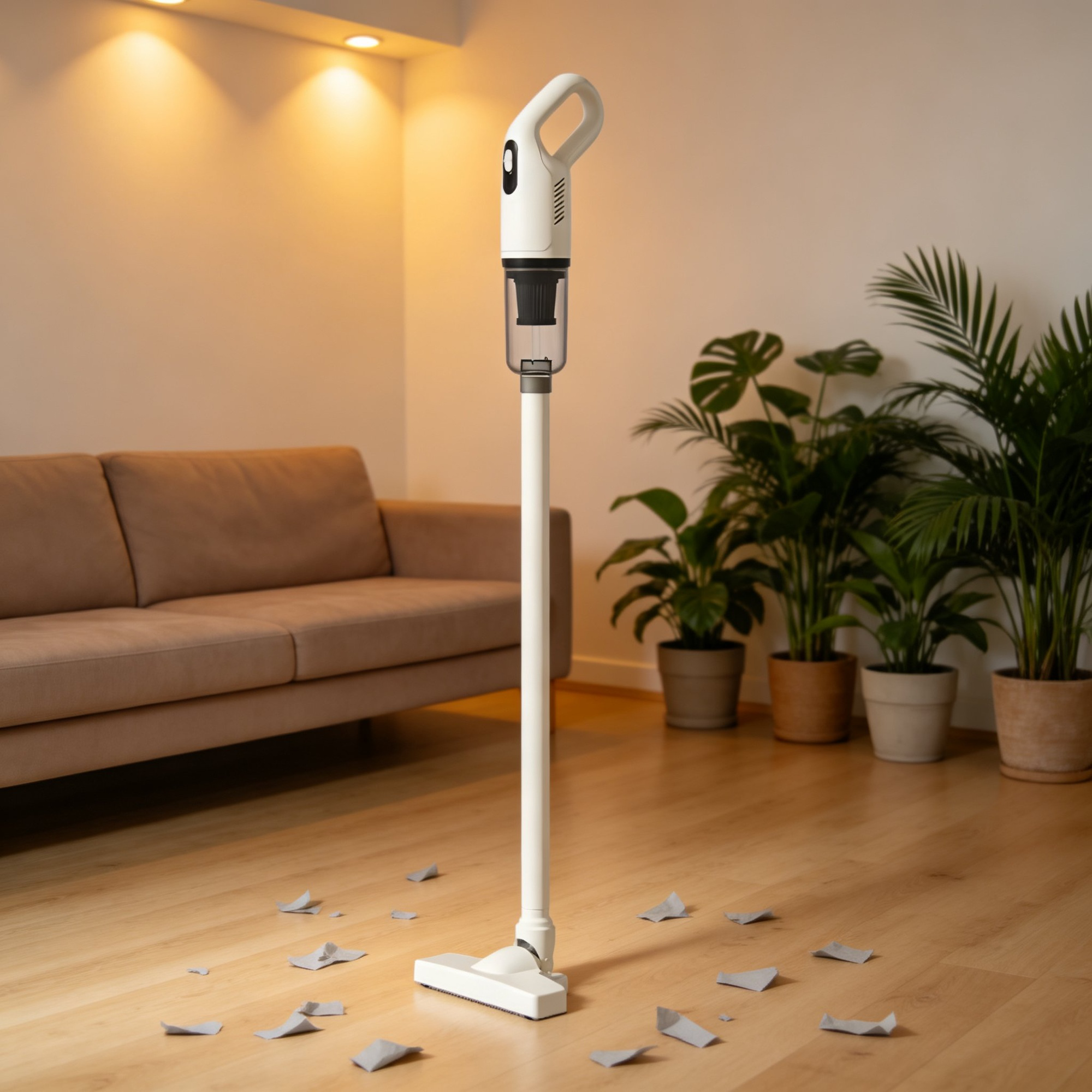 Aspiradora inalámbrica para limpieza húmeda y seca, fácil de usar