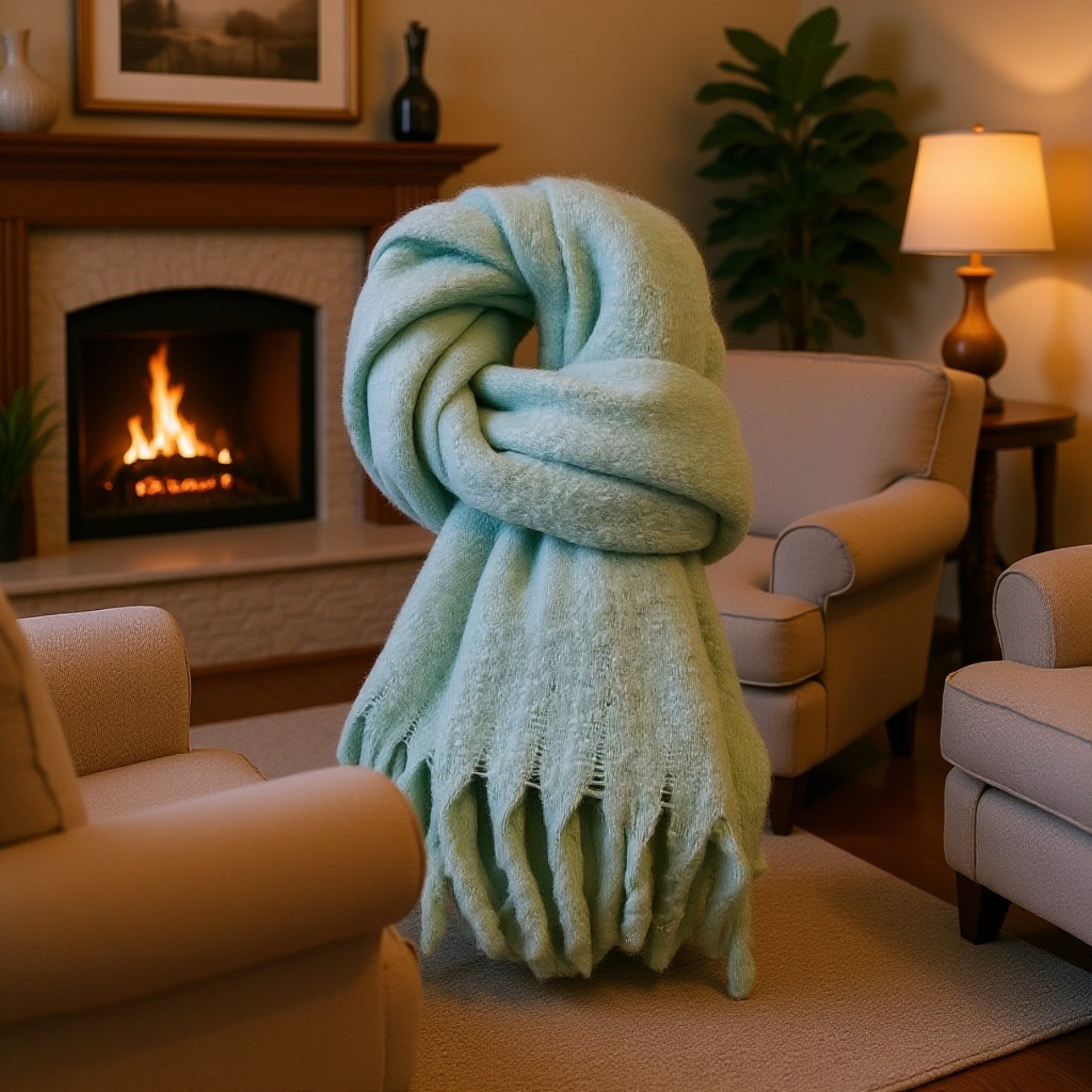 Módní doplněk: zateplený pletený nákrčník