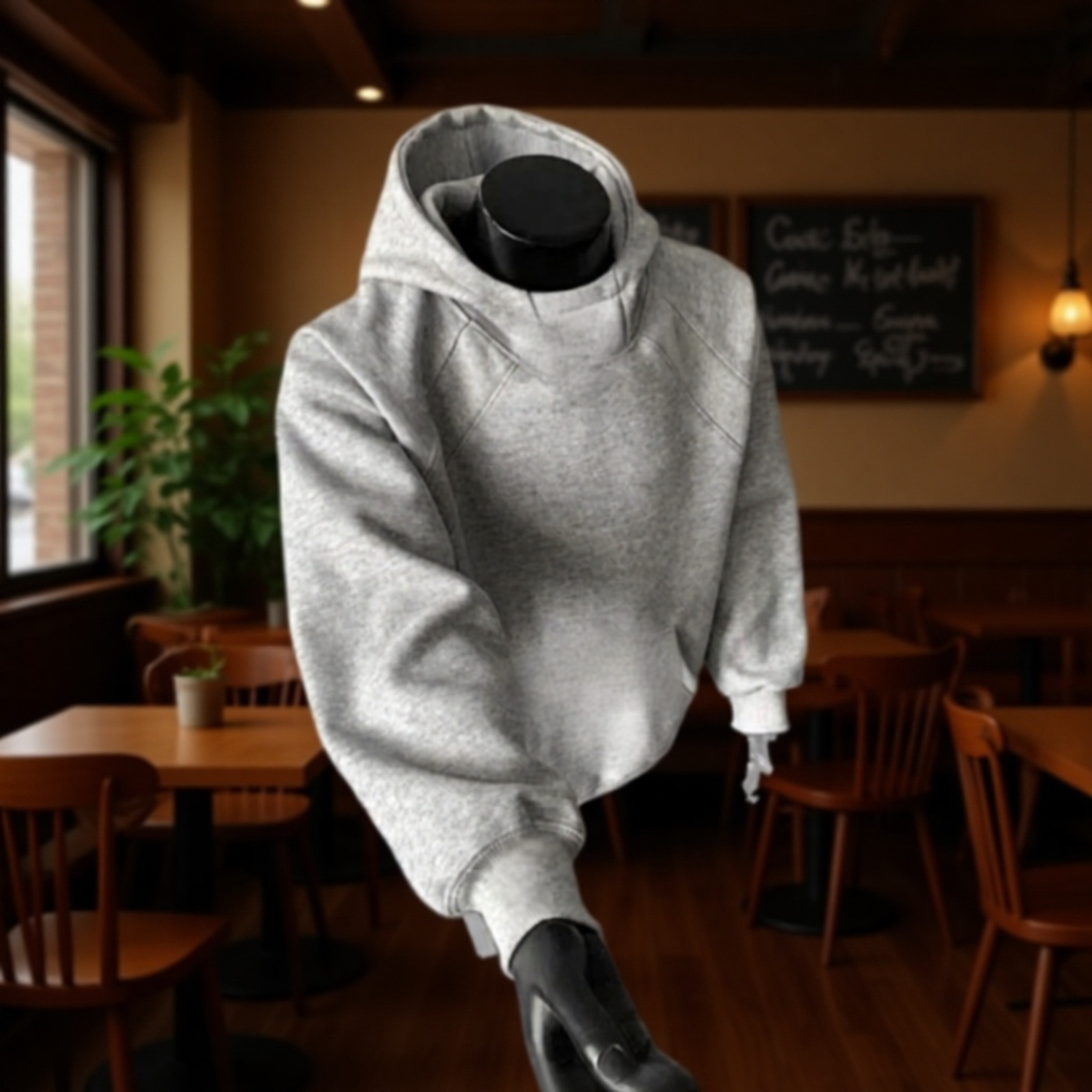 여성 추동 코트 하이넥 후드 남 화이트 플라워 자수 코트 그레이 코트