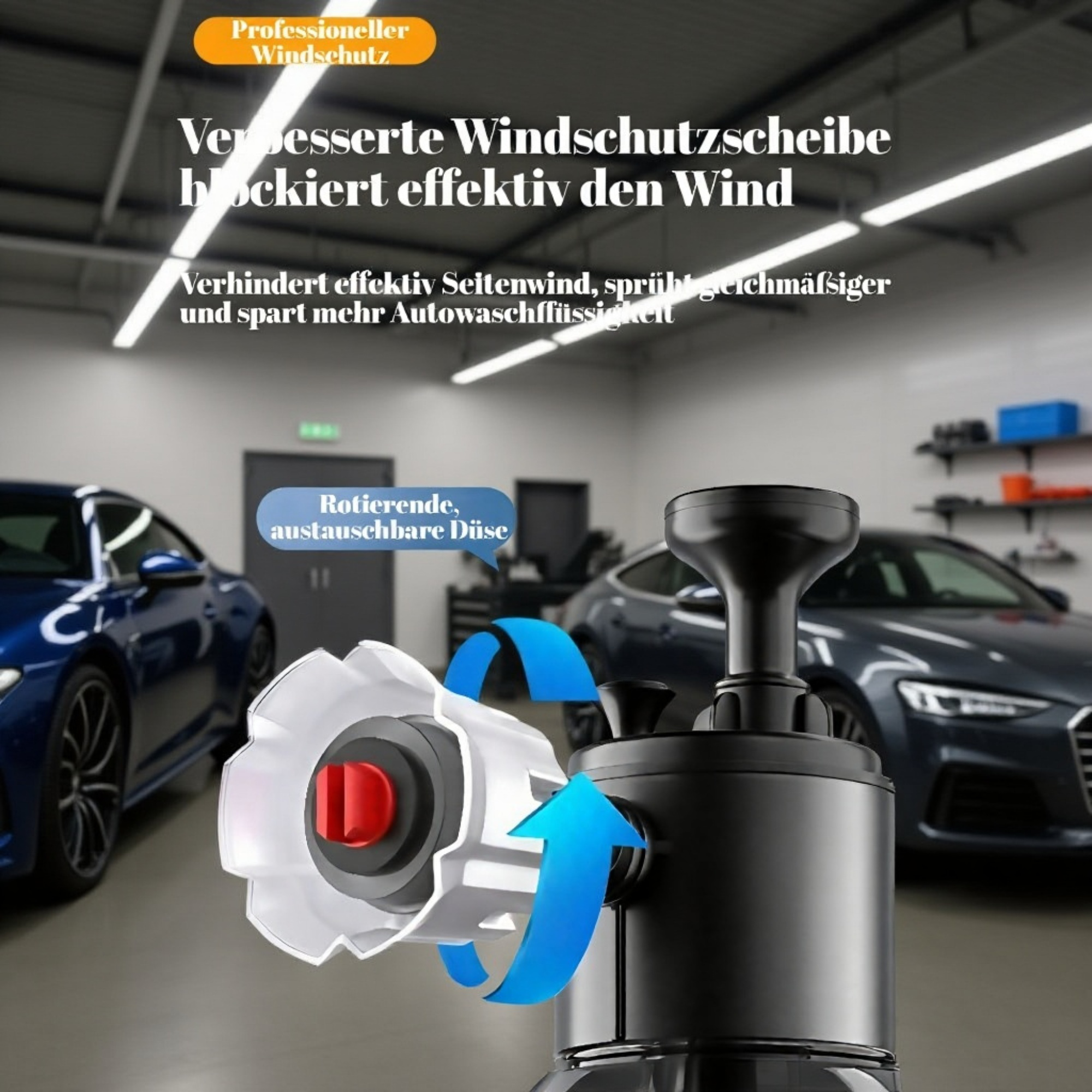 Hochdruck Druckluft-Autosprüher
