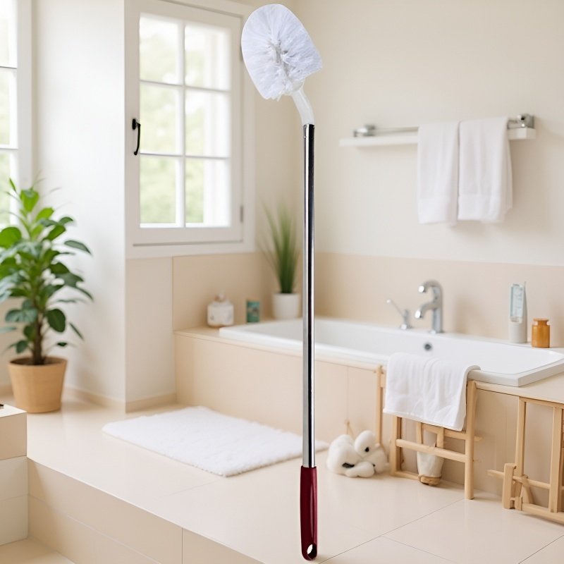 家庭用長柄バケツブラシ　360°全方向クリーン