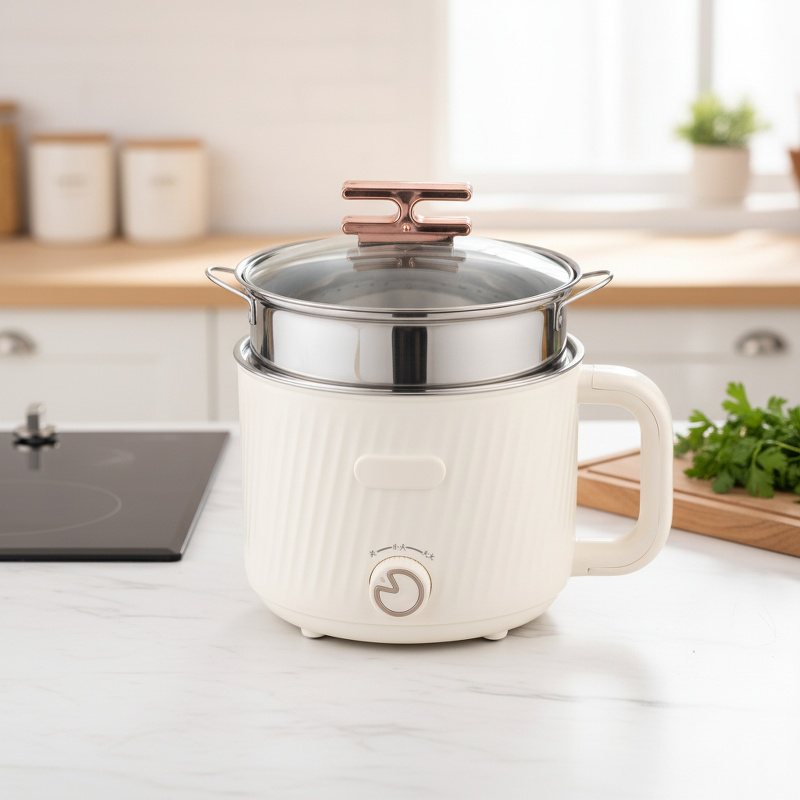 Small stainless steel nonstick electric hot pot for student dormitory