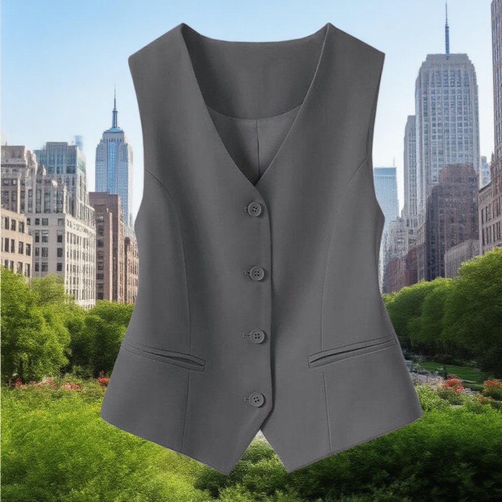 Čepelek z kvalitních látek – každodenní pohodlná vesta pro zeštíhlení