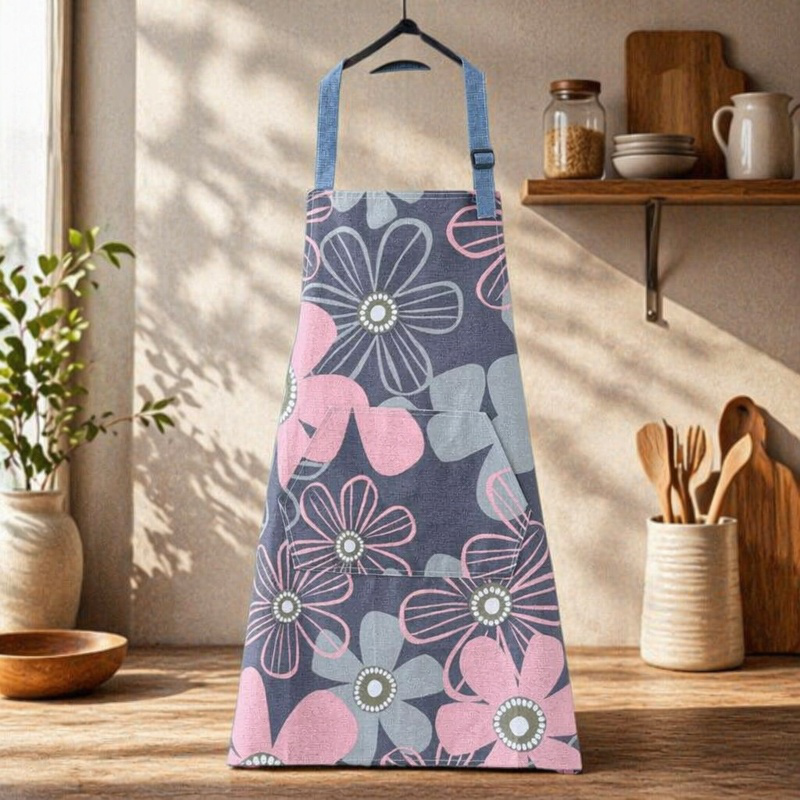 Delantal resistente con diseño de girasol para chefs