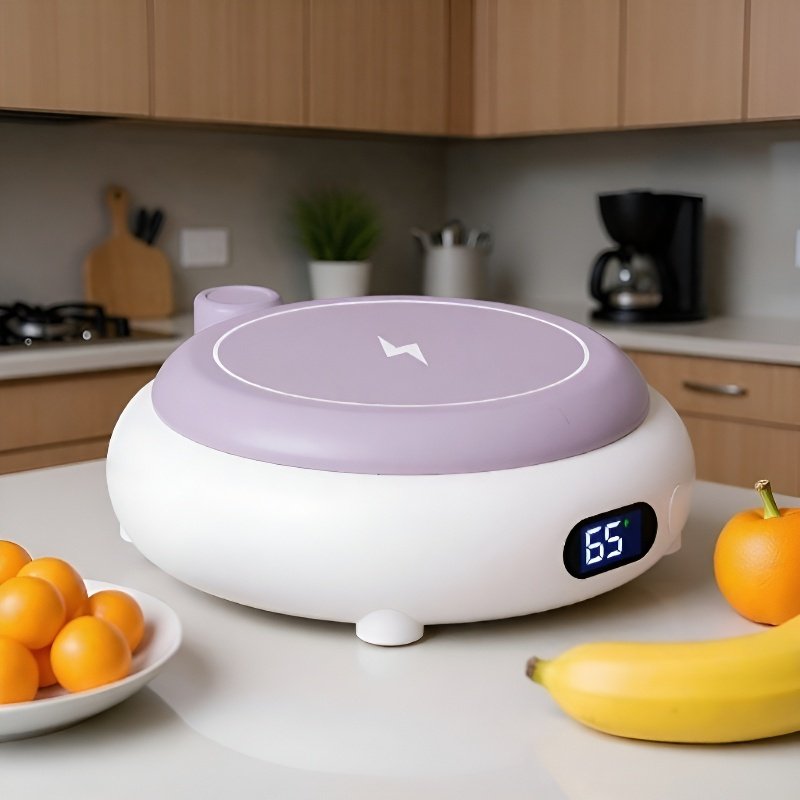 Mug chauffant de bureau à température constante intelligente avec charge sans fil