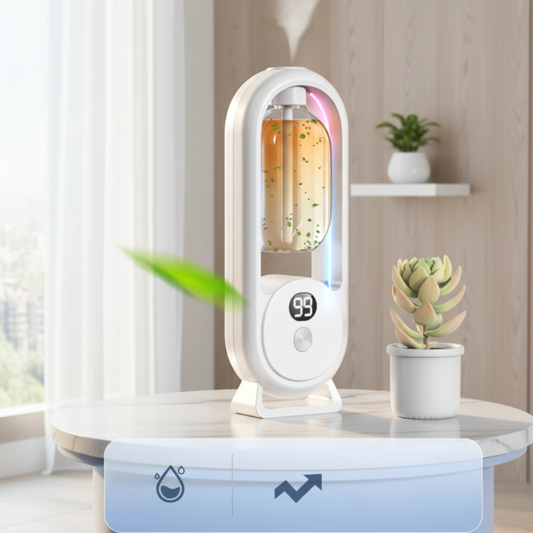 Automatic air freshener dispenser for home use
