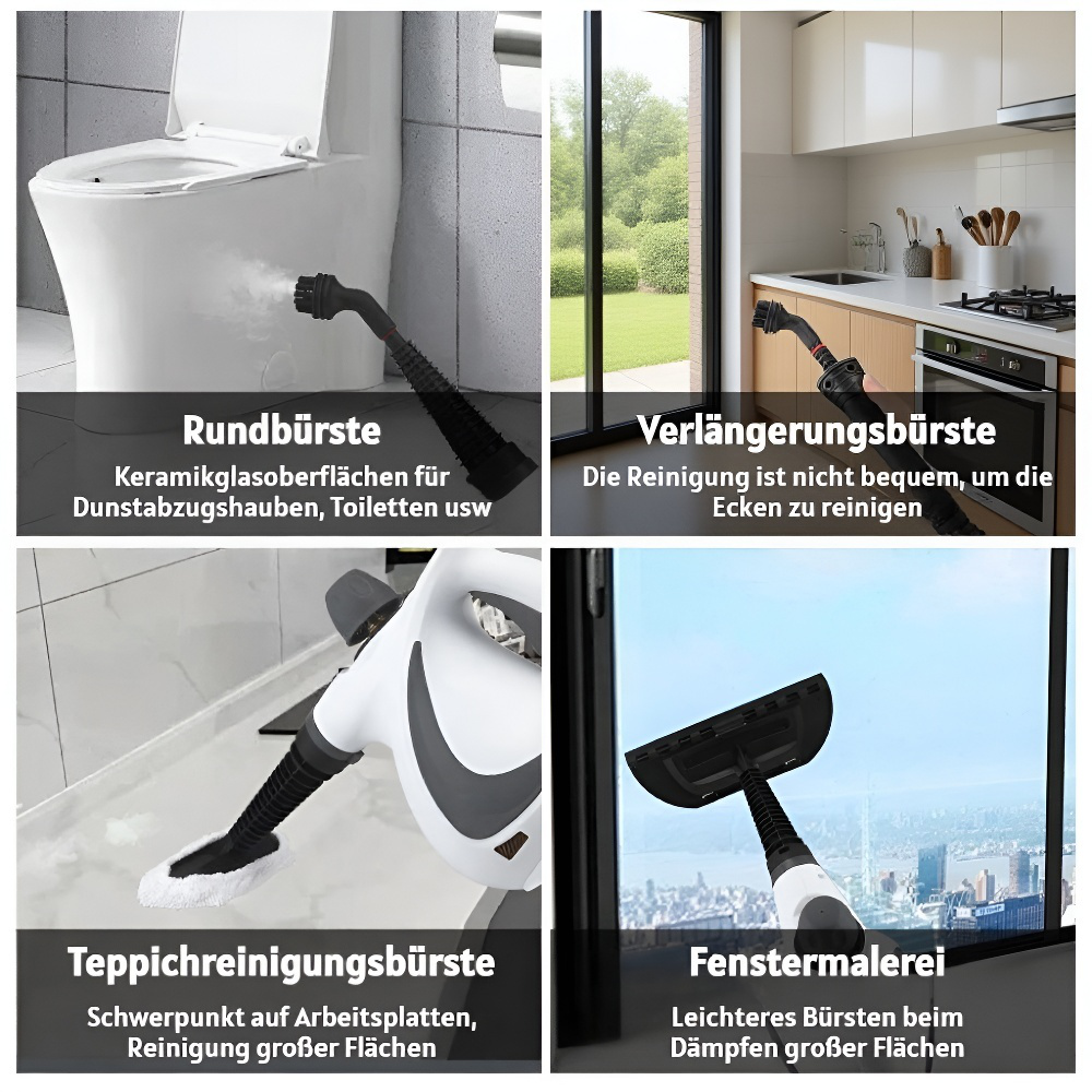 Hochdruck-Dampfreiniger mit einfachem Bedienkonzept