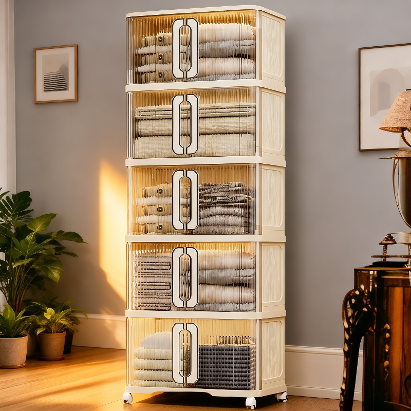 ベッドルームクローゼット 折りたたみ収納バッグ付き