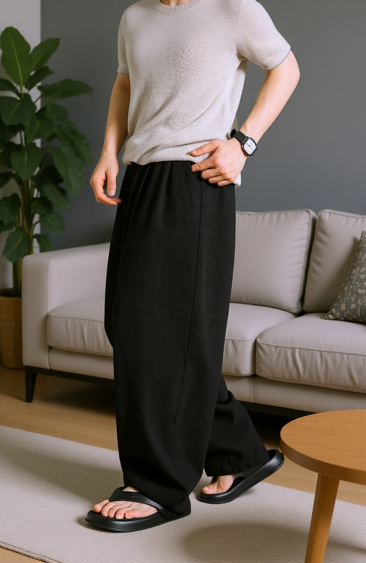 Nahaufnahme der Waschung und Nähte der Jeans