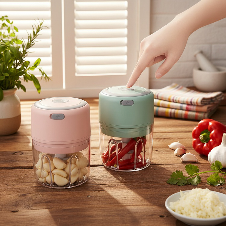 Household Wireless Garlic Puller Mini Food Processor