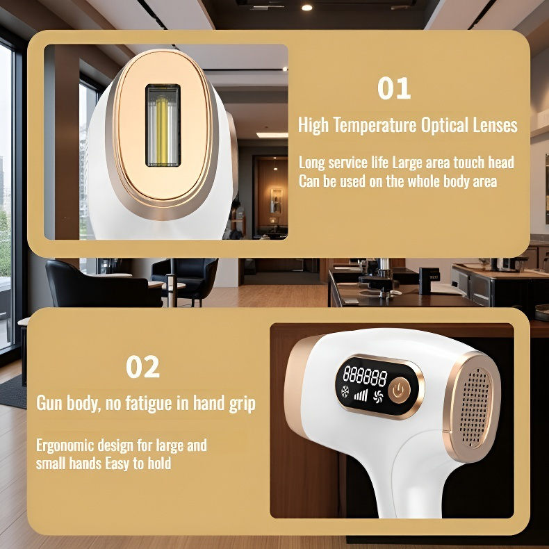 Sapphire Cooling Home Hair Removal Device