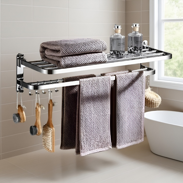Wall-mounted Stainless Steel Towel Rack