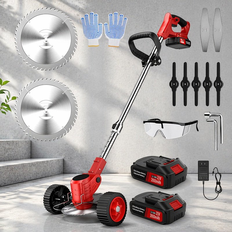 High power lawn mower lithium battery long endurance agricultural weeder portable electric lawn mowe