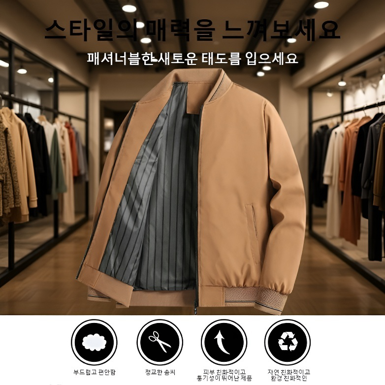 남성 캐주얼 패션 만능 재킷