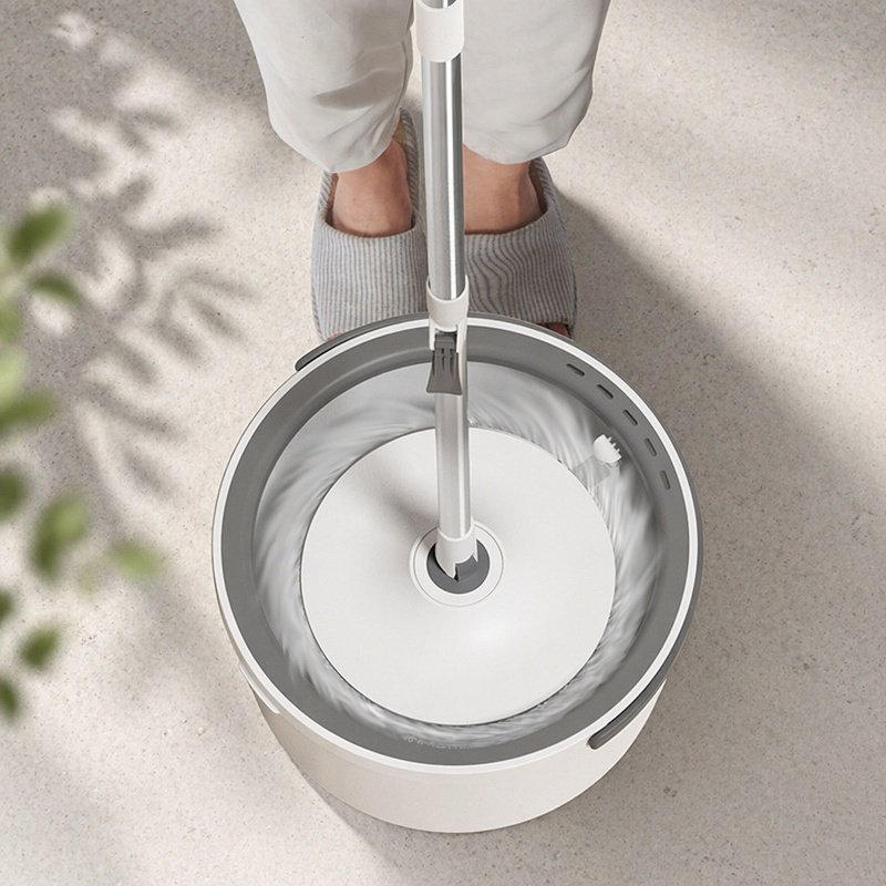 Lazy household suction level plate with bucket mop clean sewage separation hands-free mop wet and dr