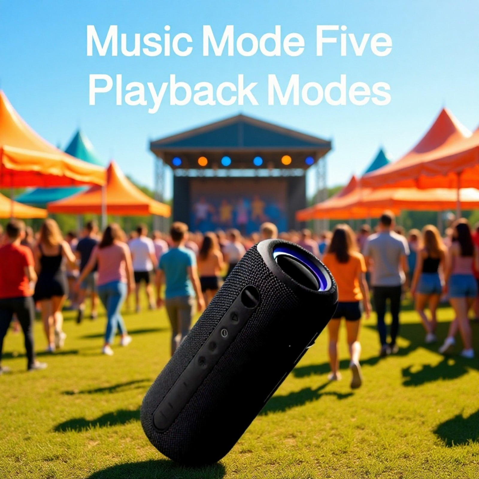 Stereo sound wireless Bluetooth speaker