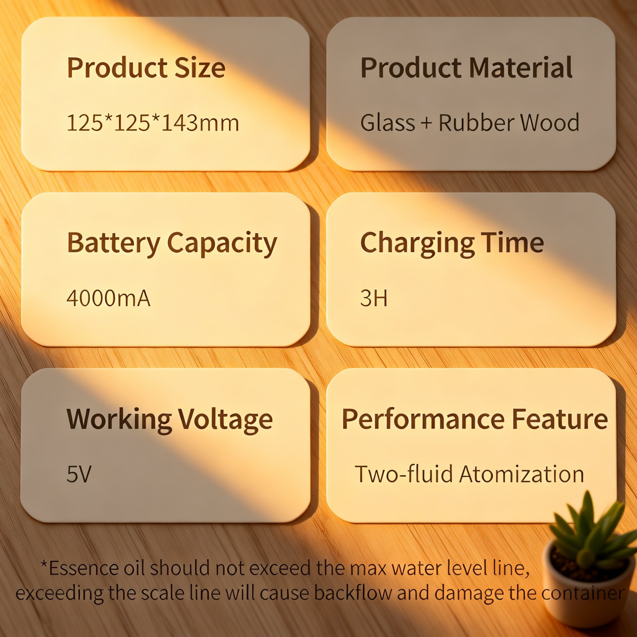 Ultrasonic Aroma Diffuser for Home Bedroom Essential Oil Mist Maker