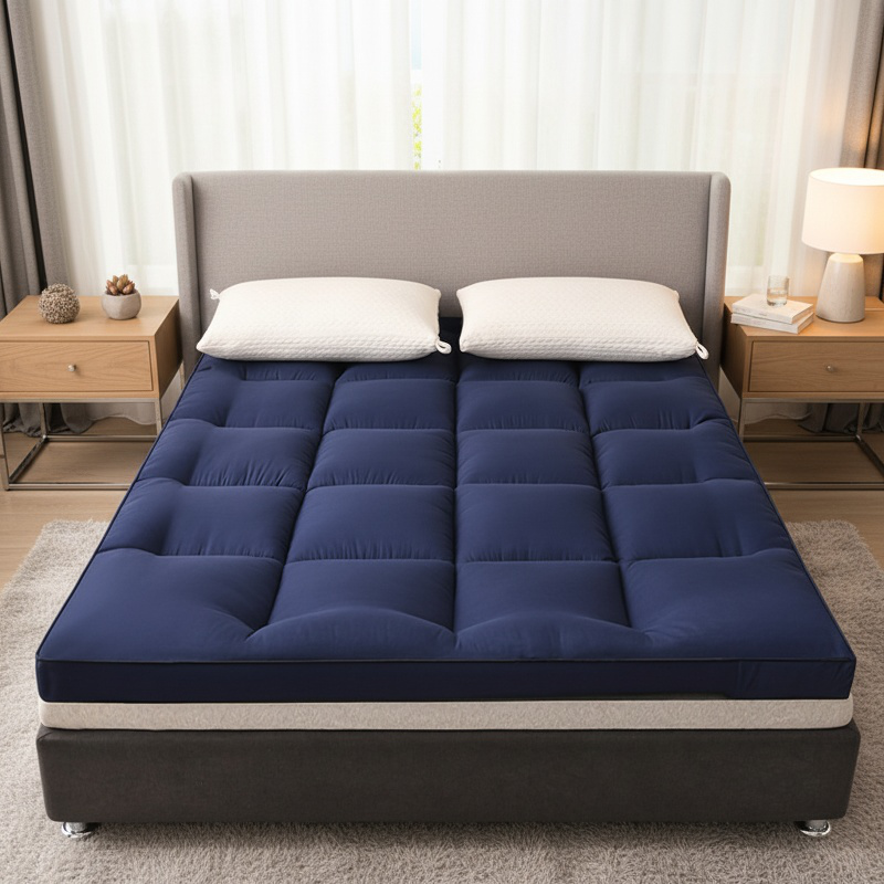 Space-saving foldable mattress for small rooms