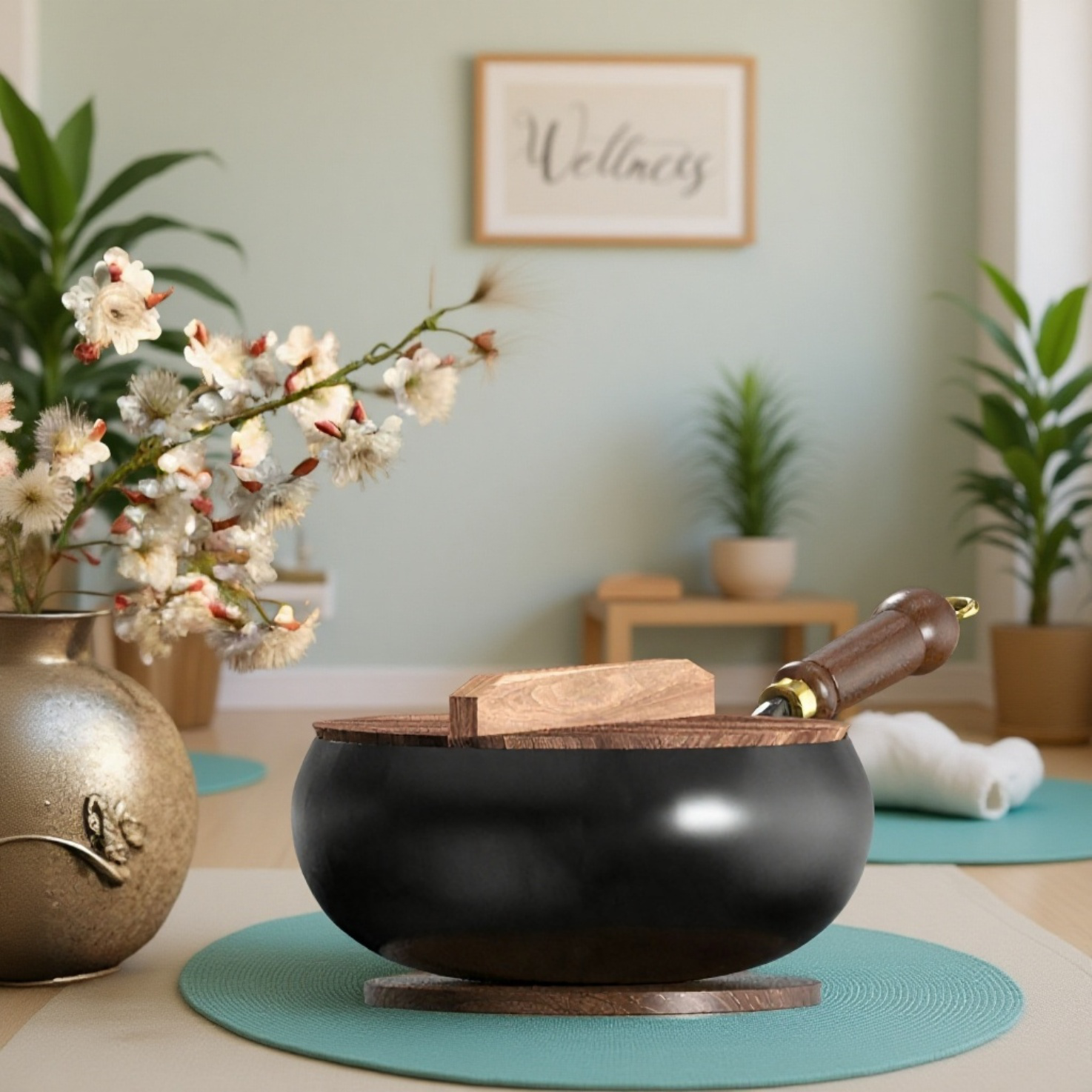 Vintage Non-Stick Small Iron Frying Pan and Stew Pot 24CM