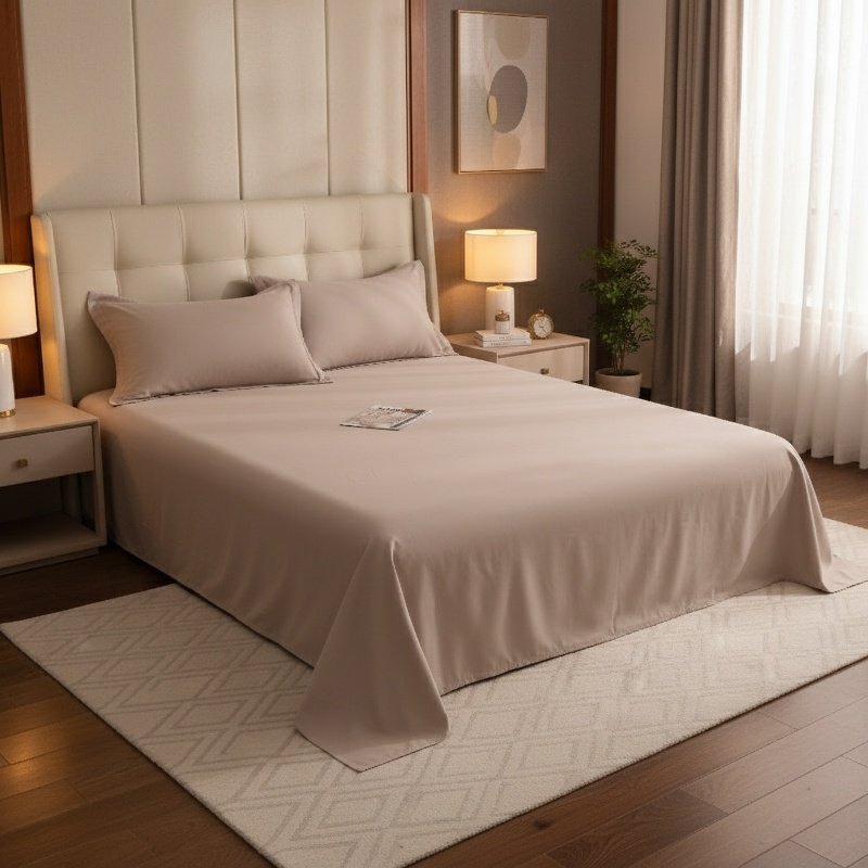 Brushed Sheets Activated Printing And Dyeing Comfortable Washed Cotton Fabrics