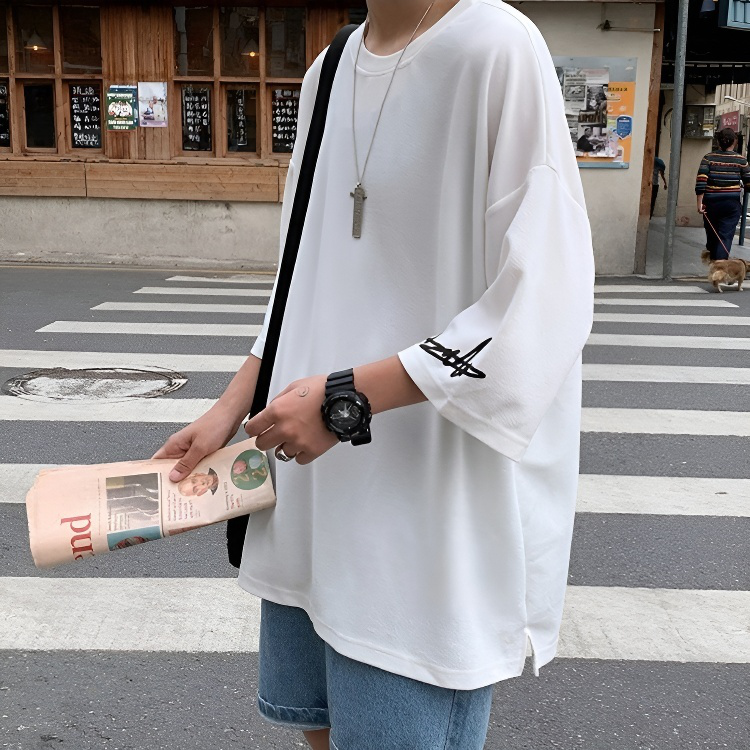 2020年夏新作メンズ半袖Tシャツフロントデザイン