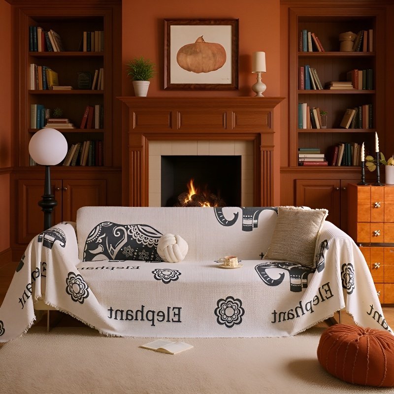 양면 풀커버 소파커버 미끄럼방지 풀커버 소파커버 셰닐 고양이잡기방지 소파커버