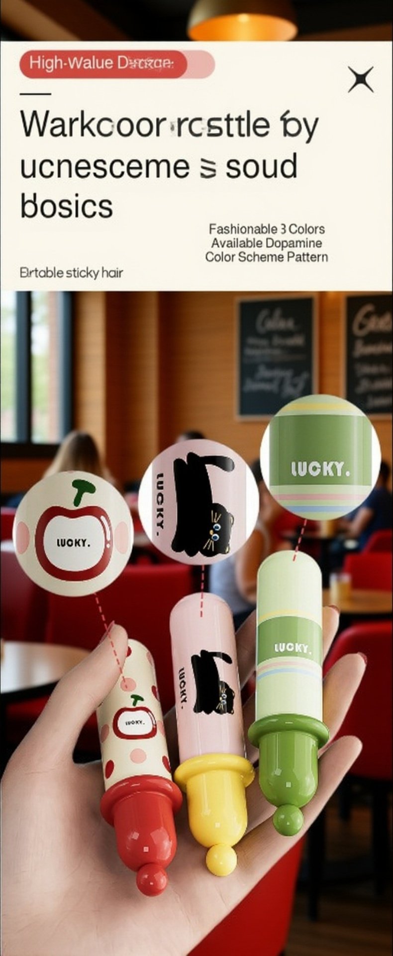 Creative sticker set for household multifunctional use
