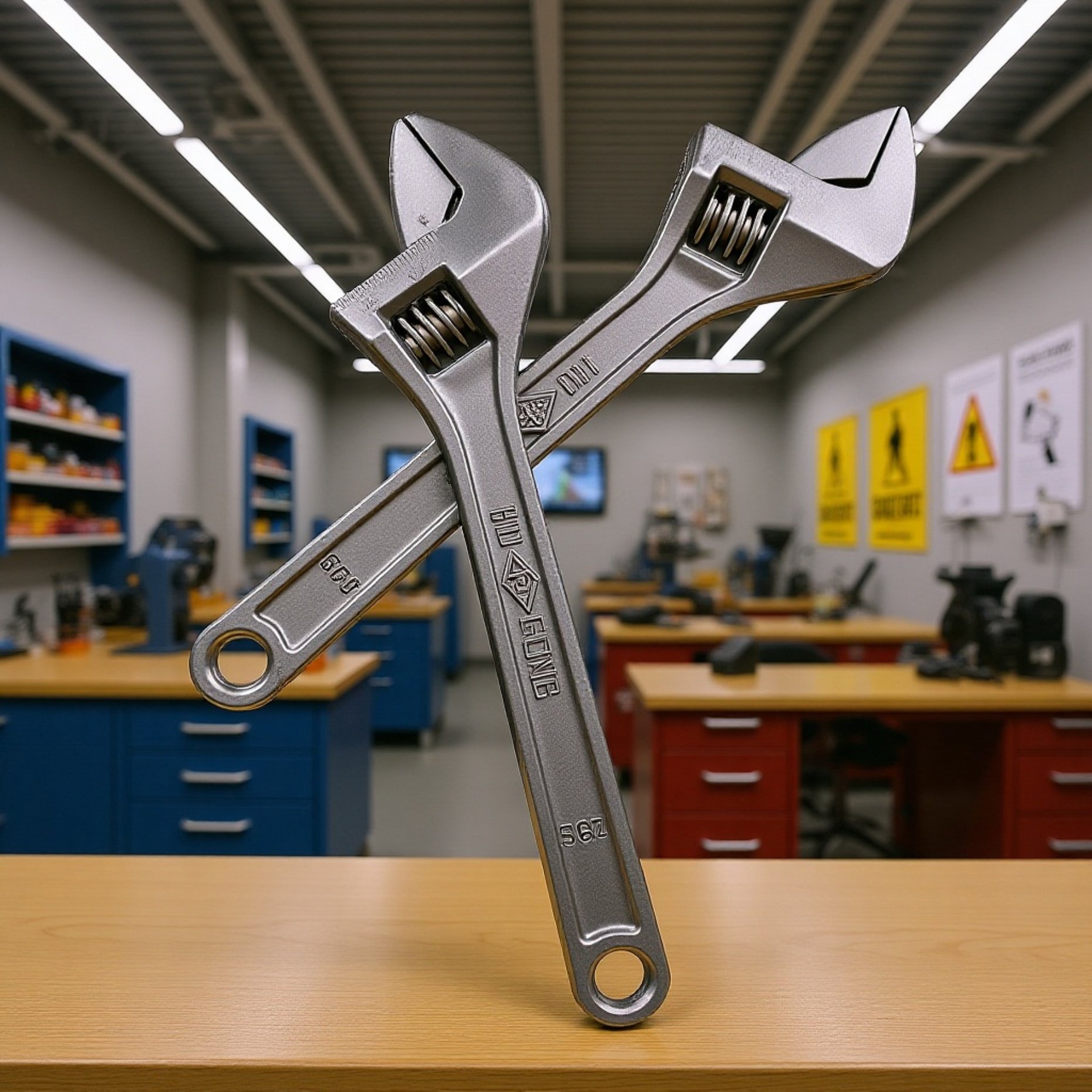 Verstellbarer Chrom-Maulschlüssel 8/10/12 Zoll für den Großhandel