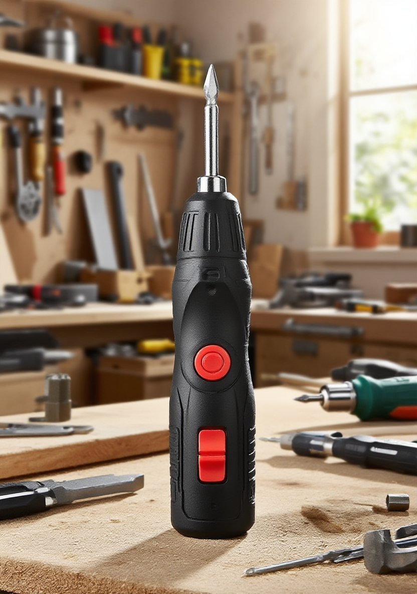 Ergonomischer Griff des elektrischen Schraubendrehers