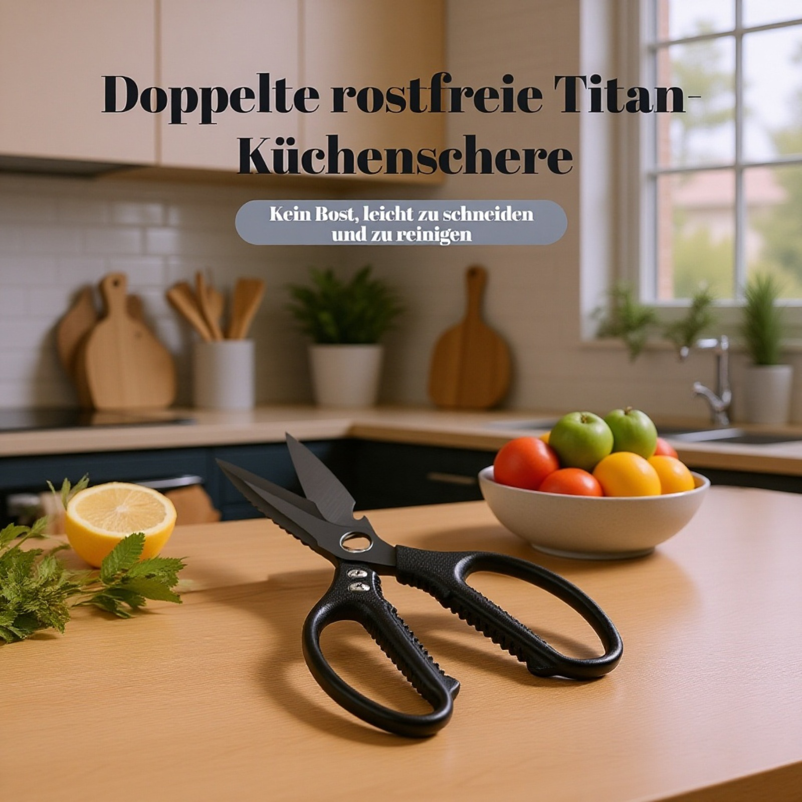 Multifunktionale Küchenschere Fischschere Geflügelschere