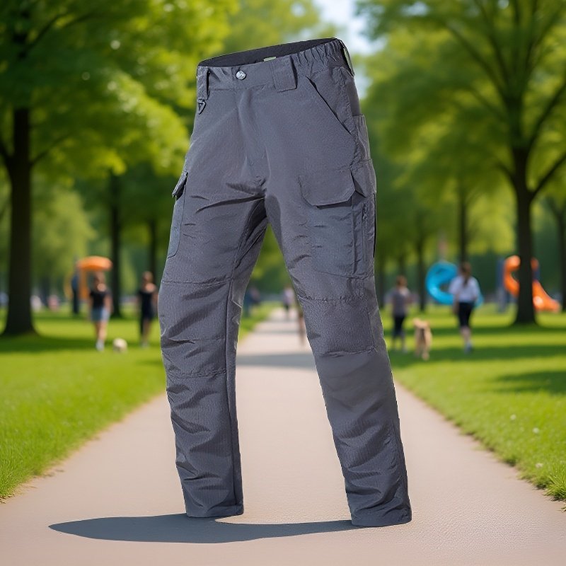 남성 전술 바지 방수 기능 시연