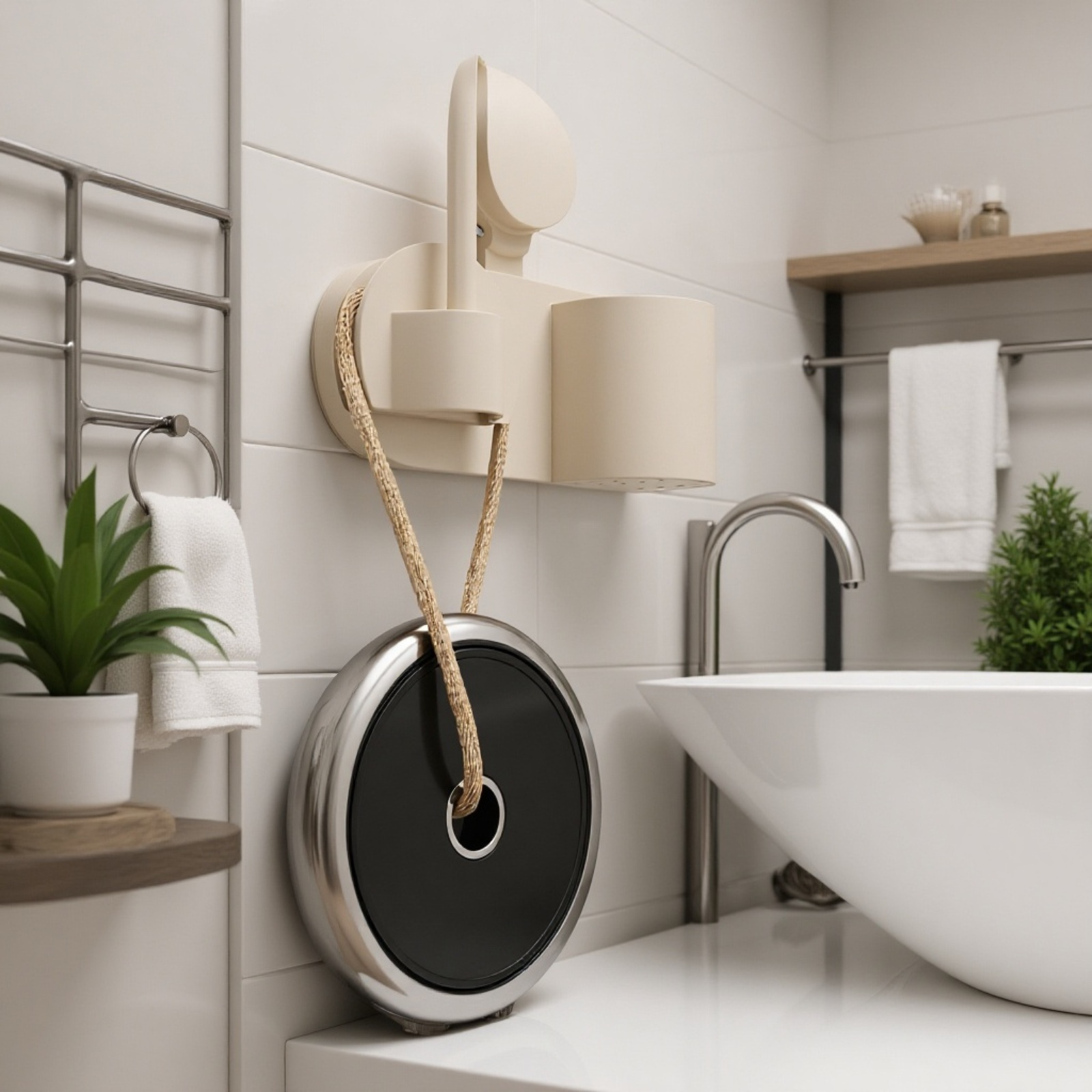 Facilita tu rutina de belleza con soporte para secador de pelo manos libres