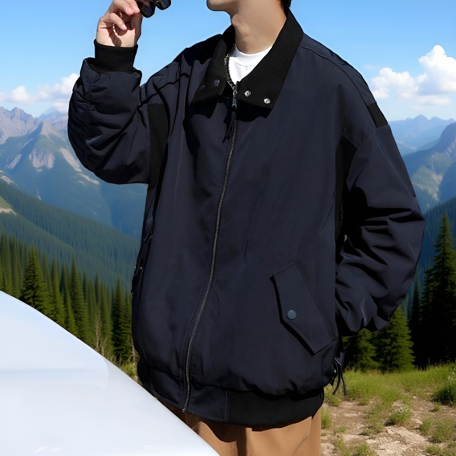 학생 차이나 재킷 루즈핏 카고 코트 남자 재킷 학생 캐주얼 차이나 재킷