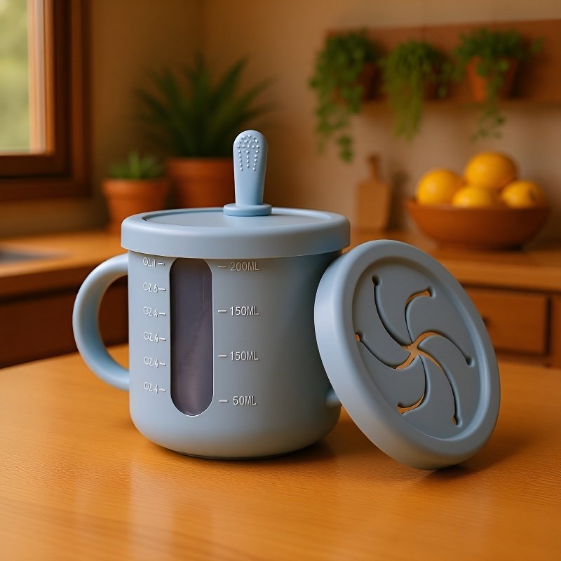 Safe food grade silicone mug for beverages