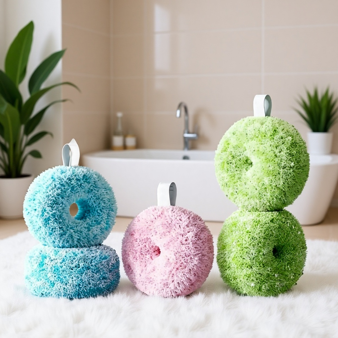 洗面台用抗菌クリーナーボール トイレ掃除用