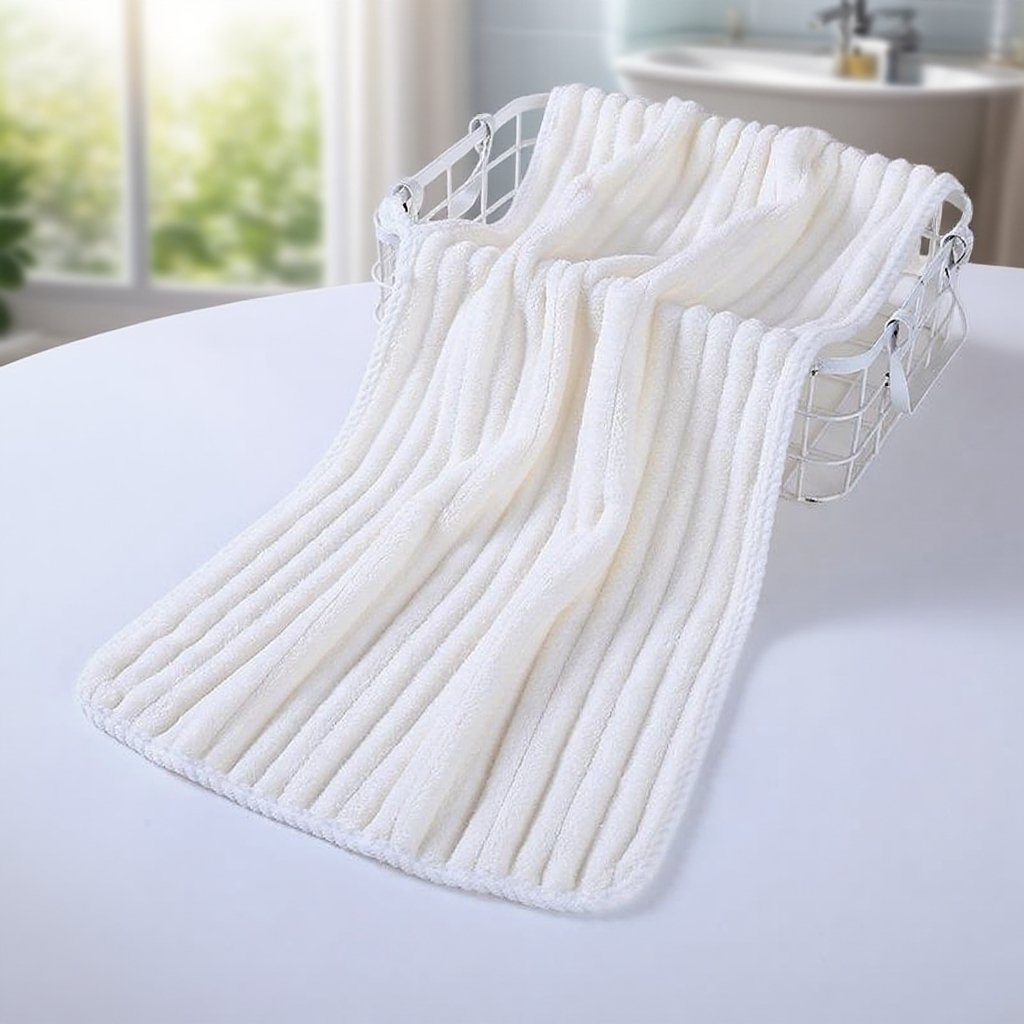 피부 친화적인 산호극세사 타월