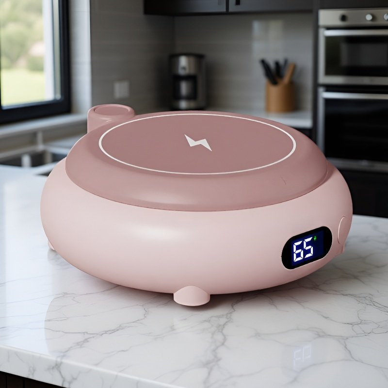 自動加熱機能付きマグカップ