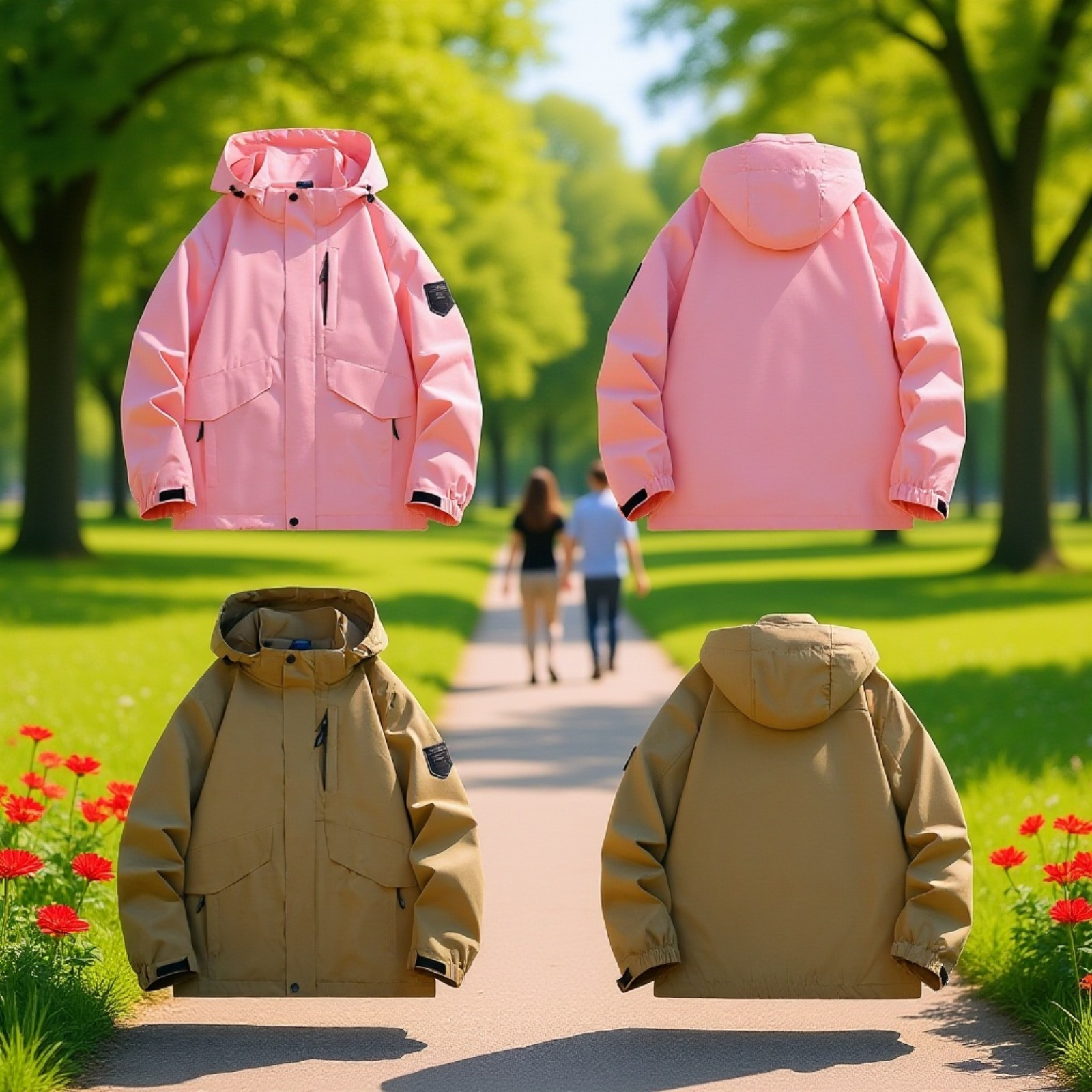  秋冬用メンズワークスタイルジャケット 青年向け防風アウター